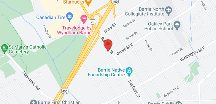 map of A -  236 BAYFIELD Street